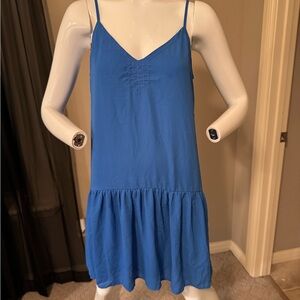 Alya Blue Ruffled Tiered Sundress-Sz M